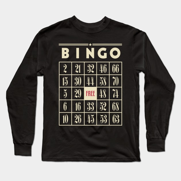 Bingo! Long Sleeve T-Shirt by Dellan